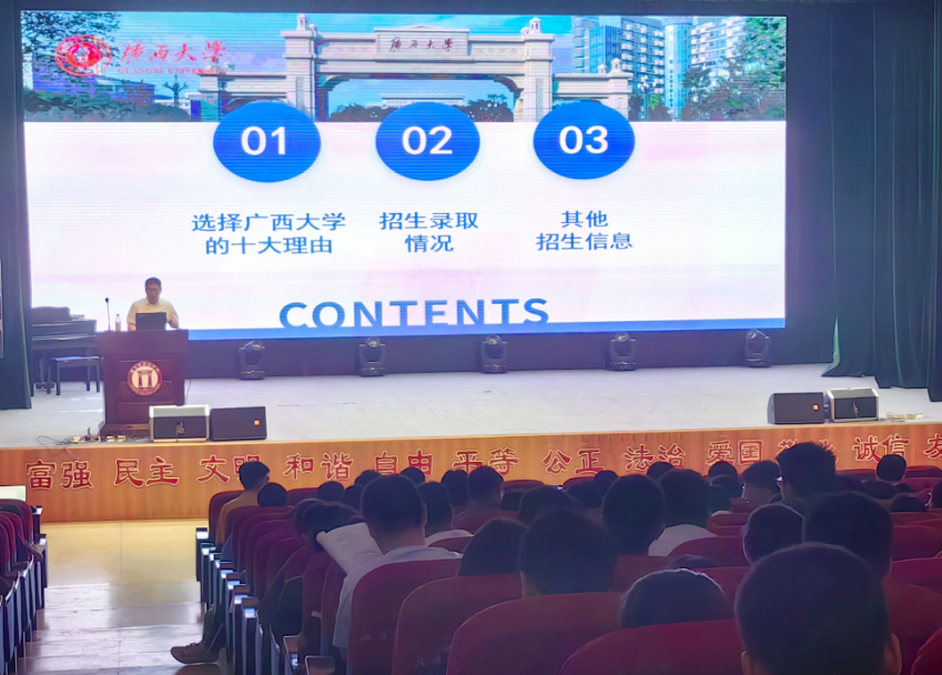 最全买球app官网赴南宁市第二中学开展招生宣传活动